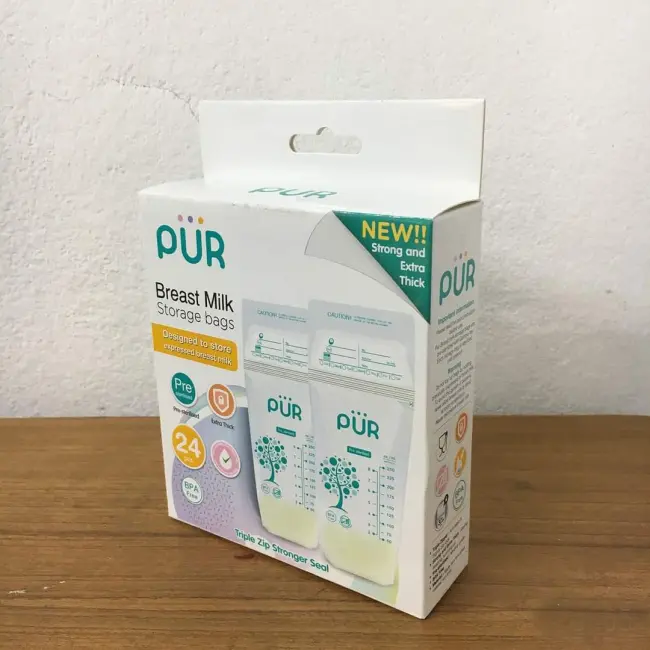 Pur Breast Milk Storage Bag 24 pcs